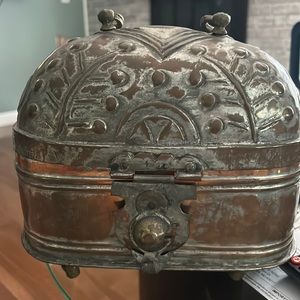 Turkish hammered Coal Box.